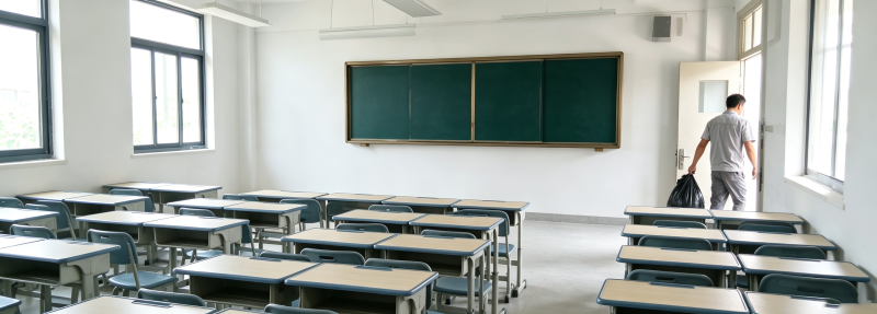 真实校园教室交付后全景图生成需求