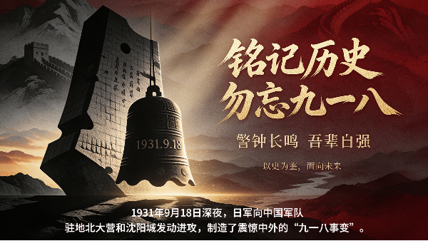 勿忘九一八｜以教育初心，铸自强之魂